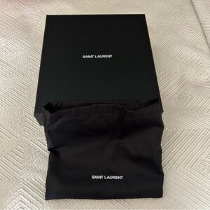 YSL SHOE BOX & DUST BAG 🖤